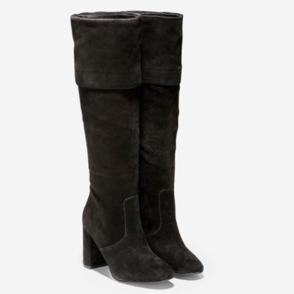 Cole Haan Shoes - COLE HAAN Tess Suede Cuff Boot